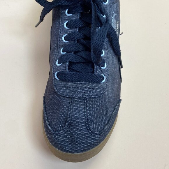 Puma Roma Sneakers - Black Canvas - Size 8.5 Mens/10 Womens - Picture 3 of 10